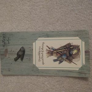 Bird pin on card